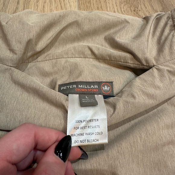 Peter Millar Size Large Crown Sport Performance Golf Vest Reversible Athletic - Picture 7 of 8